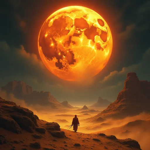 Cinematic Middle Eastern cover art