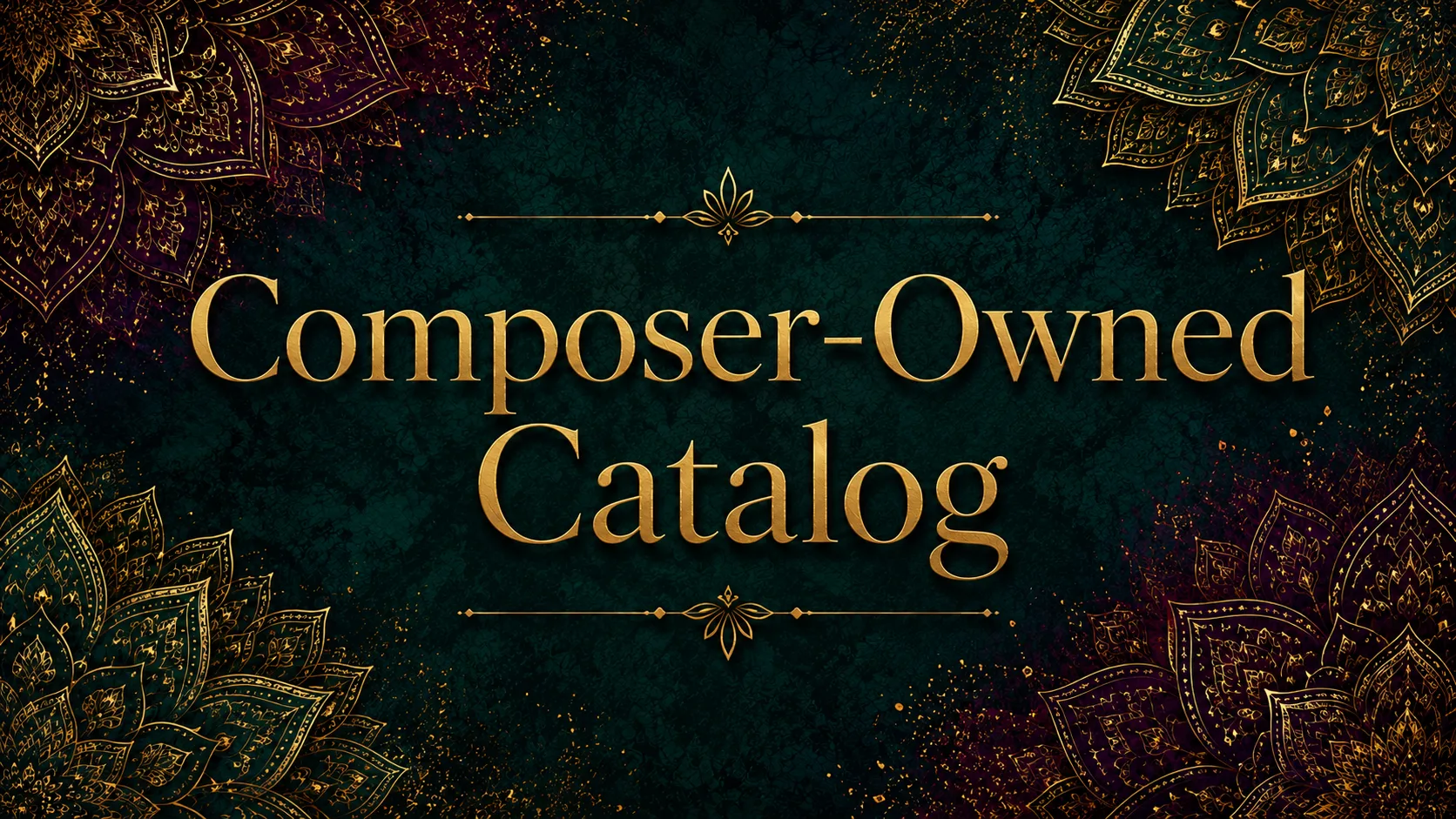 Composer-Owned Catalog cover art